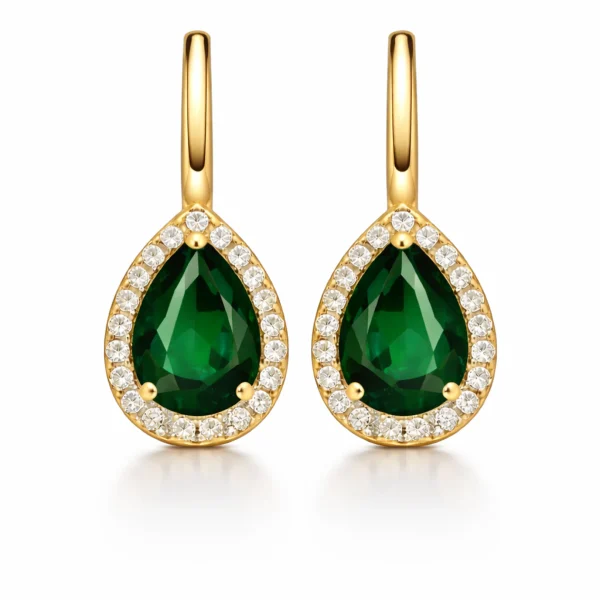 Сережки «Goccia Verde»