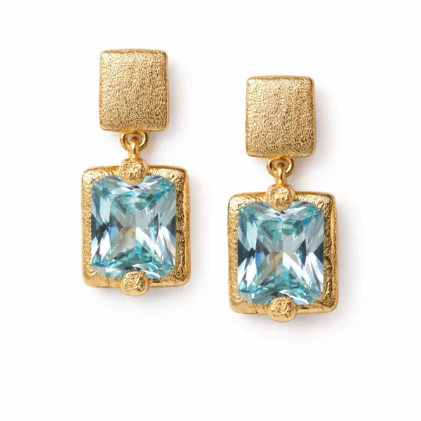 Сережки «Pure Aquamarine»